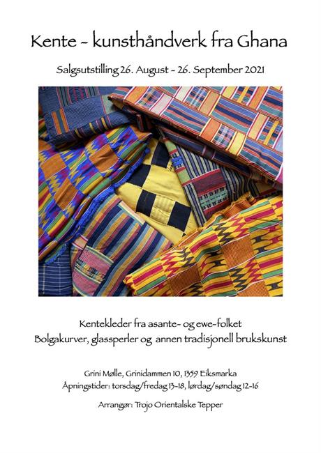 Kente - kunsthåndverk fra Ghana