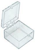 "PLASTIC BOX,1 X 1X 5/8"",PKG/50"