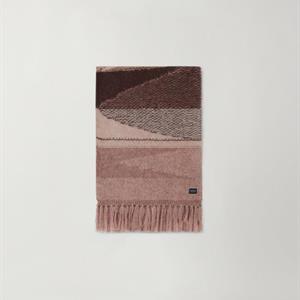 Lexington Aberdeen Alpaca Blend Knitted Scarf, Beige Multi