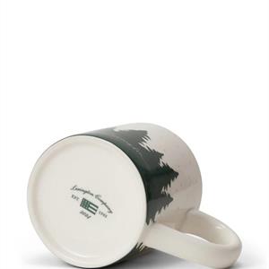 Lexington Happy Holidays Stoneware Mug, White/Green