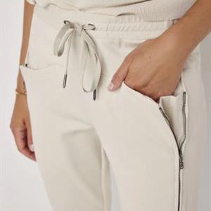 Summum Woman Trousers Sporty Punto MIlano, Ivory