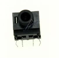 JACK-EAR PHONE;6P,NISN,BLK,ANGLE, 3722-002680