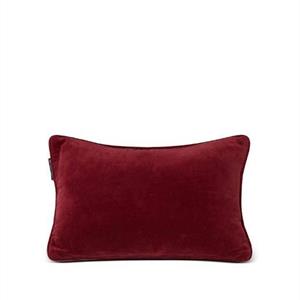 Lexington Merry Cotton Velvet Pillow, Red