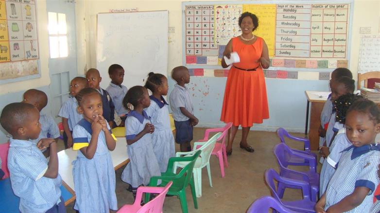 Kibera Nursary School - class 3