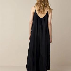 Summum Woman Loose-Fitting Trapeze Dress, Black