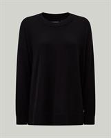 Lexington Lizzie Organic Cotton Cashmere Sweater, Black