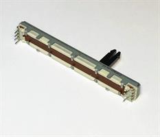 Skyvepotensiometer 2x10KA 75x9mm ALPS TAP15X6 217K