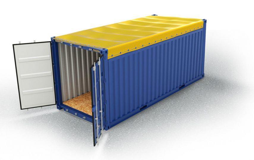 20 fot open top container 
