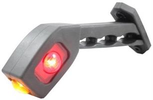 LED KUMIVARSIVALO PITKÄ VARSI KE/PU/VA OIKEA 45°  179*42mm
