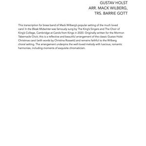 IN THE BLEAK MIDWINTER - pdf