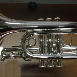 Pocket trompet C CPT-4000-YLS-C sølv-gig bag 