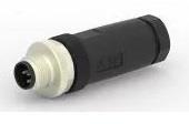 PISTOKE M12 ULKOKIERRE 5-NAP  IP67 KAAPELI 4-6mm  PG 7