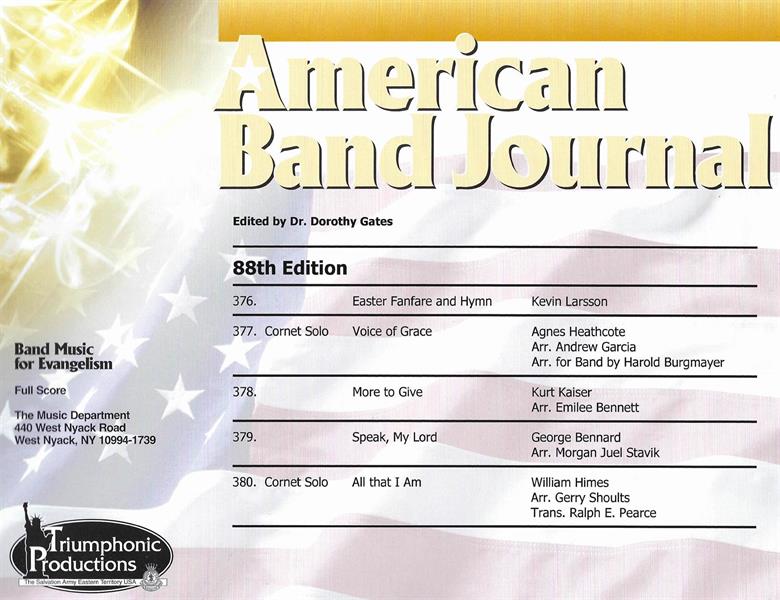 AMERICAN BAND JOURNAL No 376 - 380