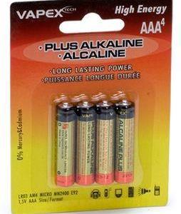 Plus Alkaline Batteries AAA (4)
