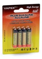 Plus Alkaline Batteries AAA (4)