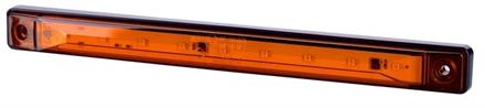 LED-SIVUÄÄRIVALO 12-24V 254*18*24mm 3M KAAPELILLA