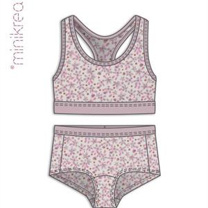 Minikrea: 33406 Bh-topp og truse/hipster