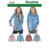 Simplicity:1538h5 Dameskjorte