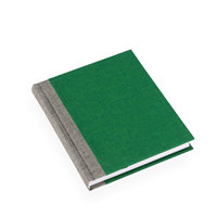 Notatbok A6+ Upcycled Grønn/Grå/Emerald
