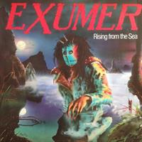 EXUMER: RISING FROM THE SEA-KÄYTETTY LP (G+/G+) ALKUP. SISÄPUSSI, DISASTER GERMANY 1987