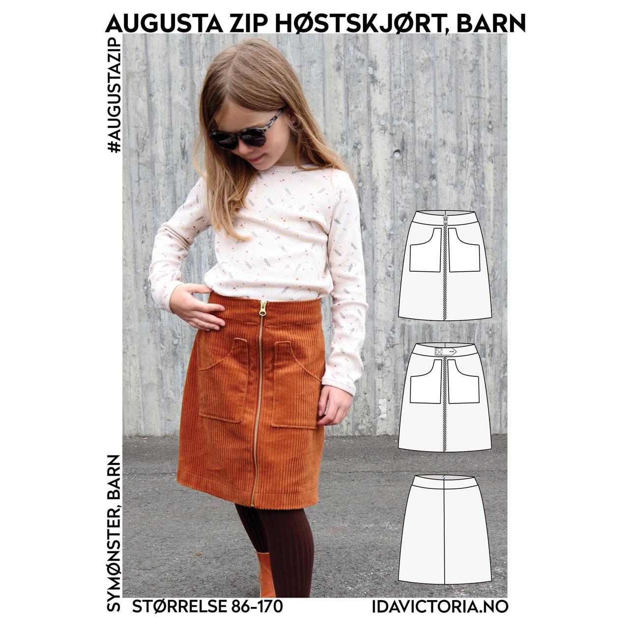 Augusta zip høstskjørt, barn