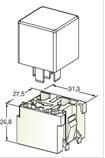 RELESOKKELI 27,5 x 31,3 x 26,5 SARJA