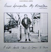 SPRINGSTEEN BRUCE: MY HOMETOWN/SANTA CLAUS IS COMING...-KÄYTETTY 12" (EX/EX)