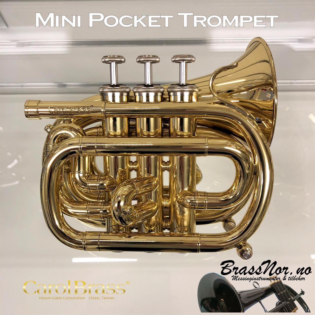 CarolBrass mini pocket trompet Bb
