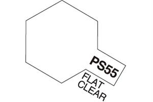 Sprayfärg PS-55 Flat Clear Tamiya 86055