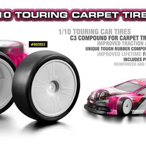 Hudy 1/10 TC Carpet Tires C3-28 (4)