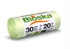 Bioska biojätepussi 30L, 500/500/0,02, 20 kpl/rll,, 15 rll/ltk