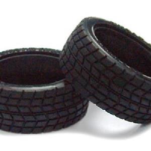 RC Racing Radial Tire Set (2) Tamiya 50419