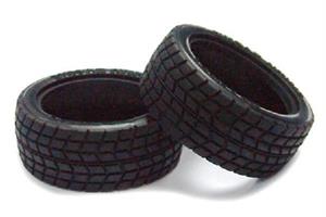 RC Racing Radial Tire Set (2) Tamiya 50419