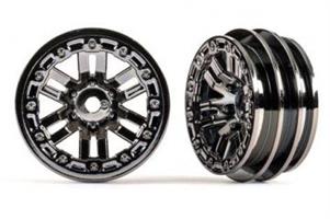 Wheels, 1.0" Black Chrome (2)