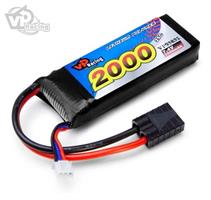 Li-Po Batteri 2S 7,4V 2000mAh 25C TRX-kontakt*