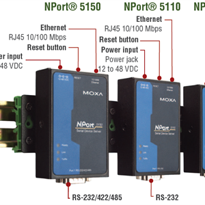 Nport server 1 port RS232