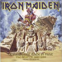 IRON MAIDEN: SOMEWHERE BACK IN TIME-PROMO REVIEW-KÄYTETTY CD (MINT)