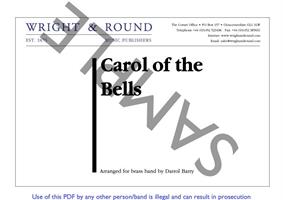 CAROL OF THE BELLS - pdf/printed