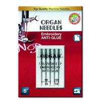 Organ symaskinnåler Broderi Anti Glue strl.90-100