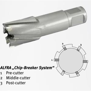 Alfra Rotabest TCT hårdmetallborr, borrdjup 50 mm, Ø 39 mm