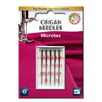 Organ symaskinnåler Microtex strl. 60-70, 5-pakk