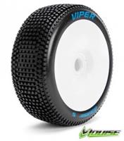 Däck & Fälg B-Viper 1:8 Buggy Soft Vit (2)