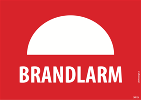 "Brandlarm" med symbol (format A4)