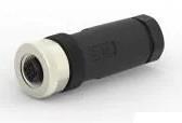 PISTOKE M12 SISÄKIERRE 5-NAP  IP67 KAAPELI 4-6mm  PG 7