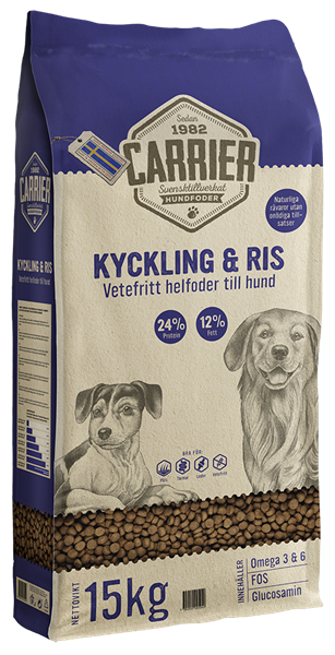 Carrier Kylling & Ris 15 kg