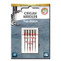 Organ symaskinnåler Top Stitch strl.80, 5-pakk