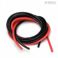 Kabel Svart & Röd 14AWG D2/3,6mm x 1m