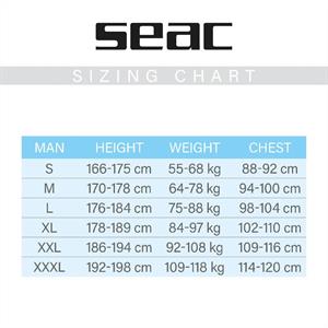 Seac Gannet 5mm. Fridykkerdrakt - 3XL