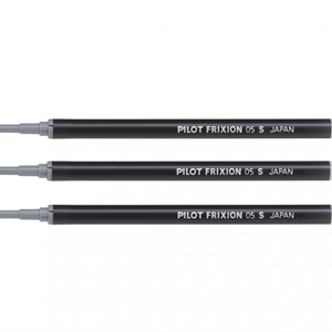 3pk Refill Frixion Point 0,5mm Sort