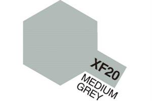 Acrylic Mini XF-20 Medium Grey (Flat) Tamiya 81720
